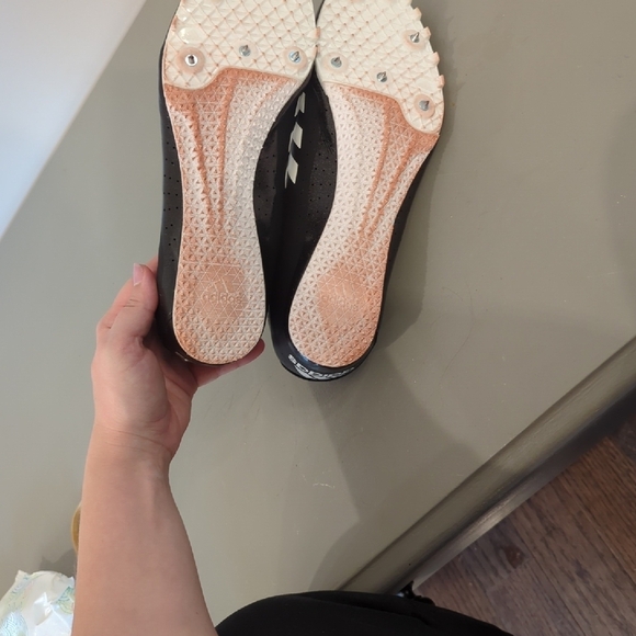 adidas Sprintstar Spikes Core‎ CP9697 Black Mens size 11.5 Running Sprint Shoes - Picture 9 of 12